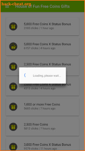 PeoplesGamezGifts - House of Fun Free Coins Gifts screenshot