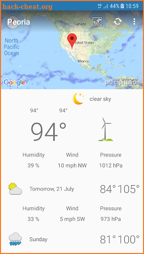 Peoria, AZ - weather and more screenshot