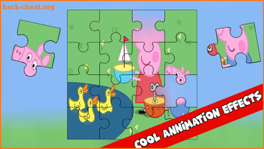 Pepa and Pig Jigsaw Puzzle Game screenshot