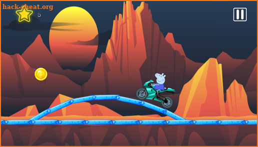 pepa happy pig racing moto screenshot
