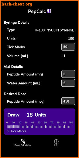 PepCalc: Peptide Calculator screenshot