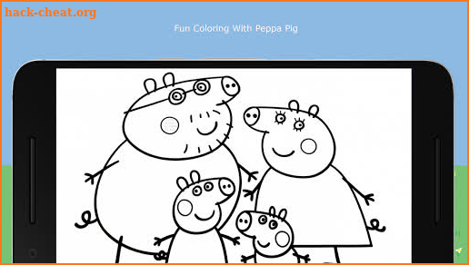 Peppa Pig Colouring In screenshot