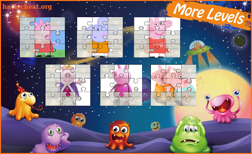 Peppa Puzzle For Kids-Pink Pig screenshot