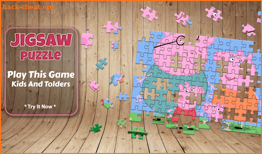 Peppa Puzzle pig game screenshot