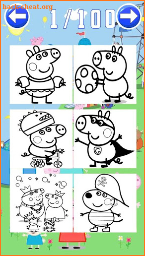 peppo big coloring pig's screenshot