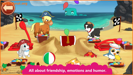 Peppy Pals Beach - SEL for Kids screenshot