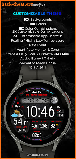 PER018 Premium Watch Face screenshot