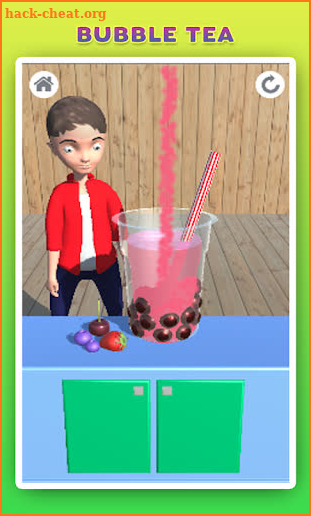 Perfect ASMR Games! Match 3D Bubble Tea & Fit it screenshot