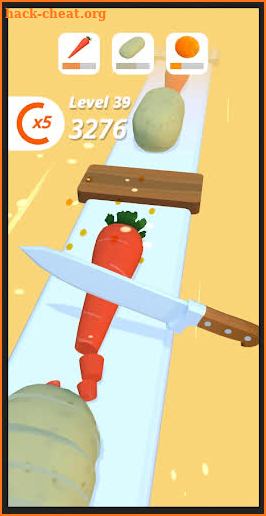 Perfect fruit cutting screenshot