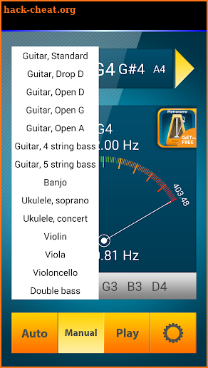 Perfect Guitar Tuner screenshot