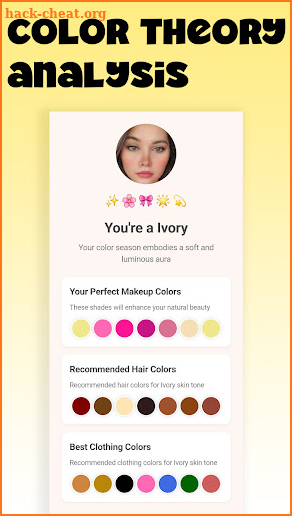 Perfect Skin Tone Analysis screenshot