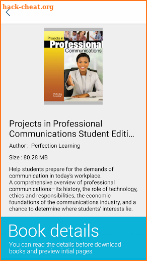 Perfection Learning Engage Reader screenshot