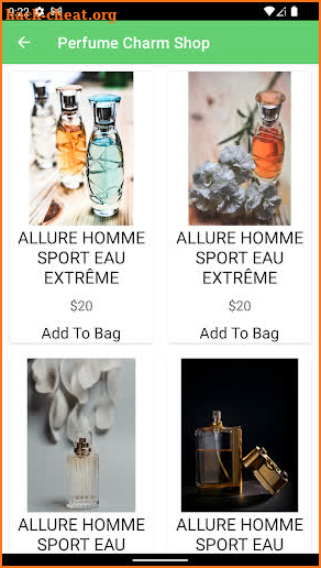 Perfume Charm Shop screenshot