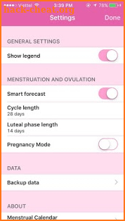 Period Ovalution Tracker screenshot