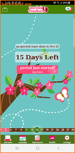 Period Tracker screenshot