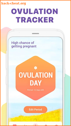 Period Tracker, Ovulation Calendar & Fertility app screenshot