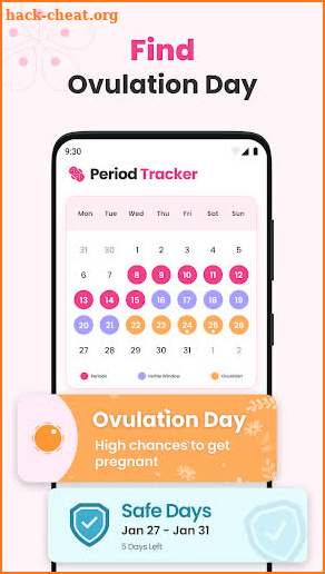 Period Tracker Ovulation Cycle screenshot