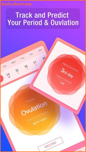 Period Tracker : Pregnancy & Ovulation Calendar screenshot