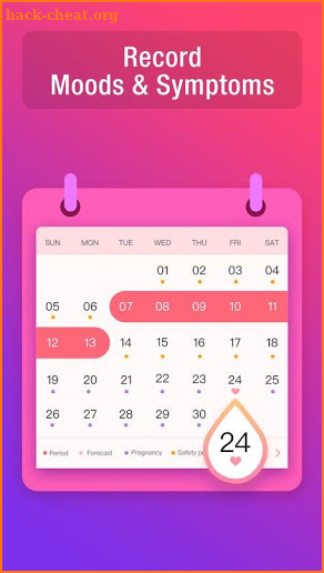 Period Tracker : Pregnancy & Ovulation Calendar screenshot