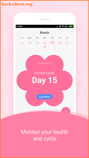 Period Tracker, Pregnancy Calculator & Calendar 🌸 screenshot