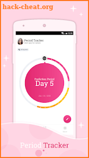 Period tracker, Pregnancy - Ovulation calendar screenshot