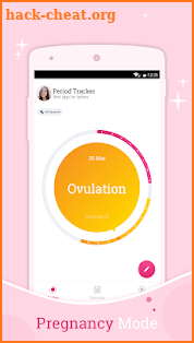Period tracker, Pregnancy - Ovulation calendar screenshot