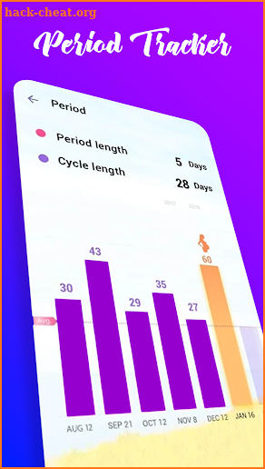 Period Tracker : Pregnancy Ovulation Calendar Free screenshot