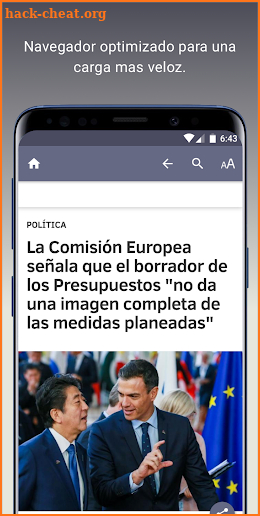 Periódicos Españoles screenshot