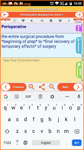 Perioperative nursing care Pra screenshot