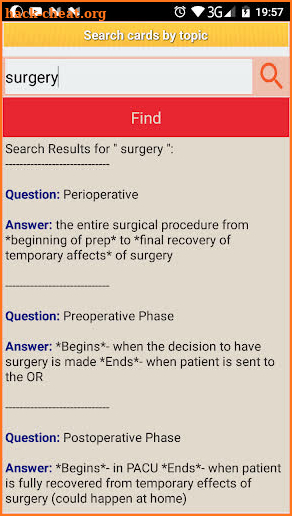 Perioperative nursing care Pra screenshot