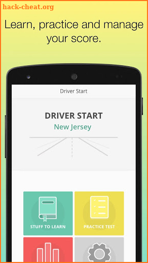 Permit Test New Jersey NJ DMV  Driver License test screenshot