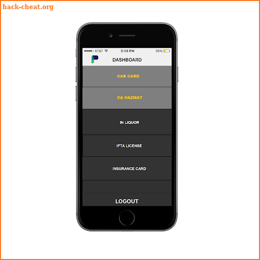 PermitsLink Driver Portal screenshot