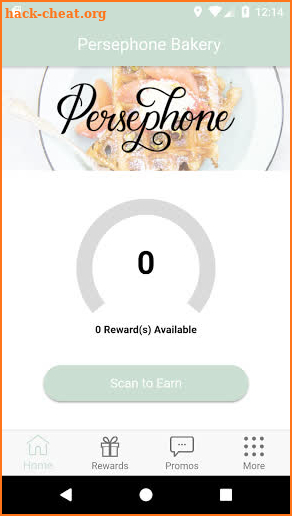 Persephone Bakery Rewards screenshot