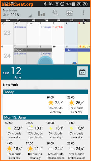 Personal Calendar Free screenshot