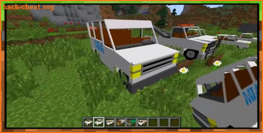 Personal Cars Mod Minecraft PE screenshot