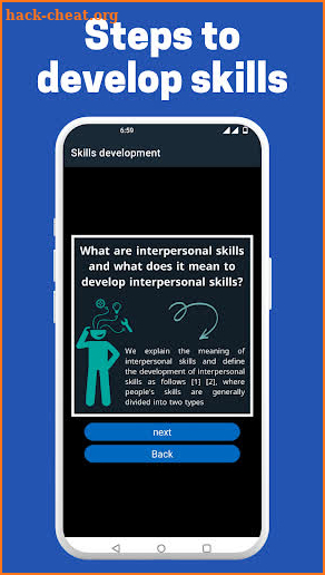 Personal Skills development screenshot