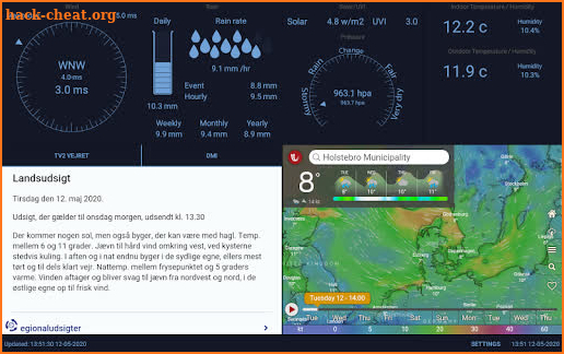 Personal Weather Tablet screenshot