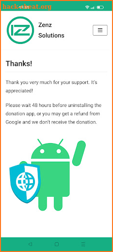 personalDNSfilter Donation IZ screenshot