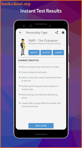 PersonalityMatch - Personality Test and Matching screenshot