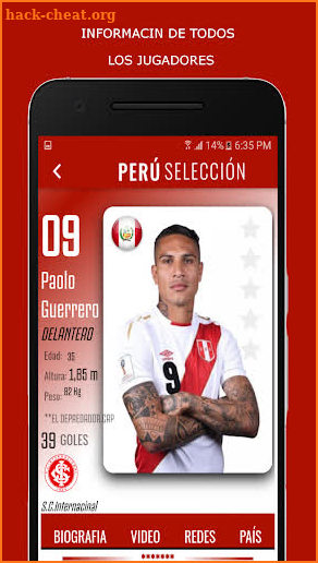 Perú Selección screenshot