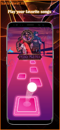 Peso Pluma Tiles hop Music 3D screenshot