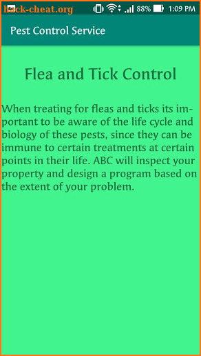 Pest Control Service screenshot