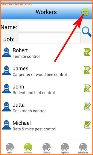 Pest Control Software screenshot