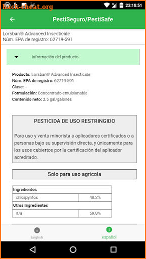 PestiSeguro/PestiSafe Demo screenshot