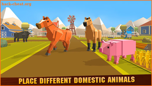 Pet Animal Farm Building Craft screenshot