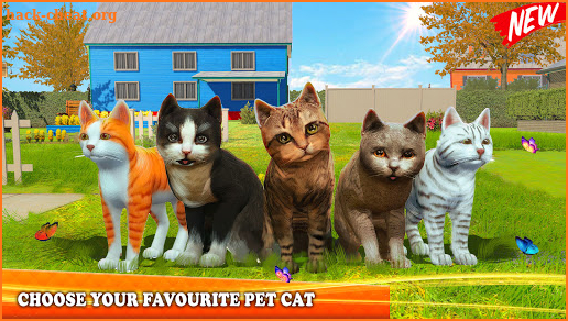 Pet Cat Simulator Family Game Home Adventure screenshot