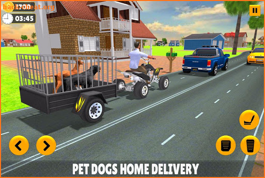 Pet Dog ATV Trolley Cargo Transport screenshot