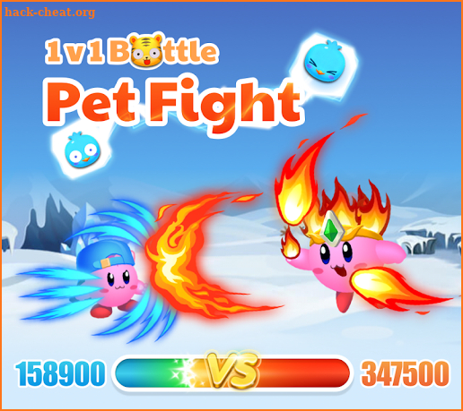 Pet Fight - 😎1v1 battle cute pets puzzle game screenshot