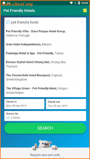 Pet Friendly Hotels screenshot