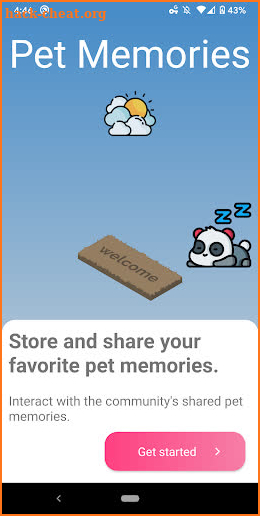 Pet Memories with Widget screenshot